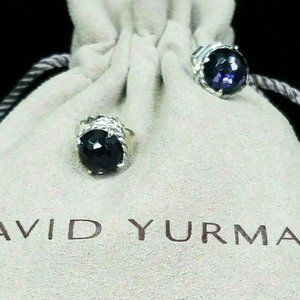 DAVID YURMAN Chatelaine Earrings with Black Orchid